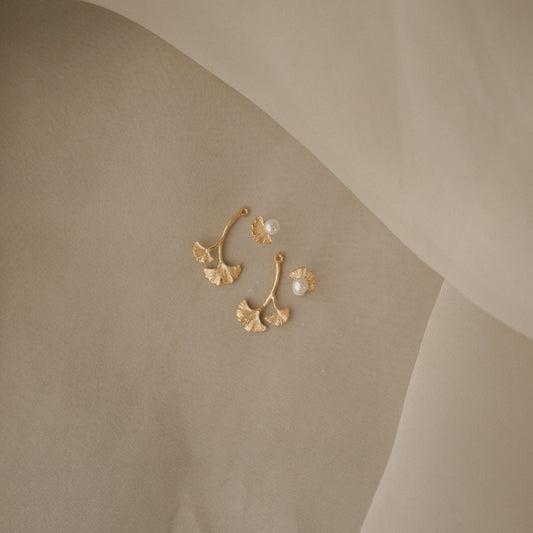 Ginkgo Two-way Earrings
