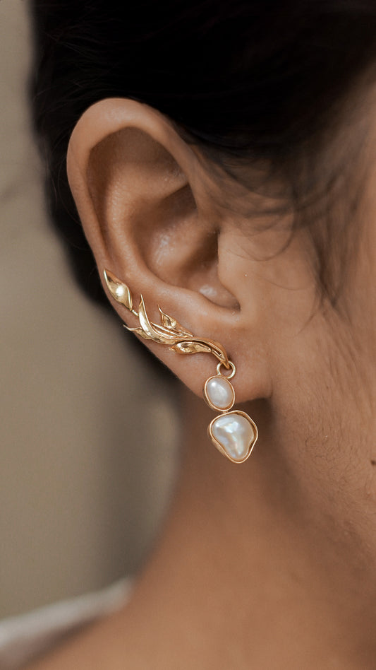 Seaweed Two-Way Earrings