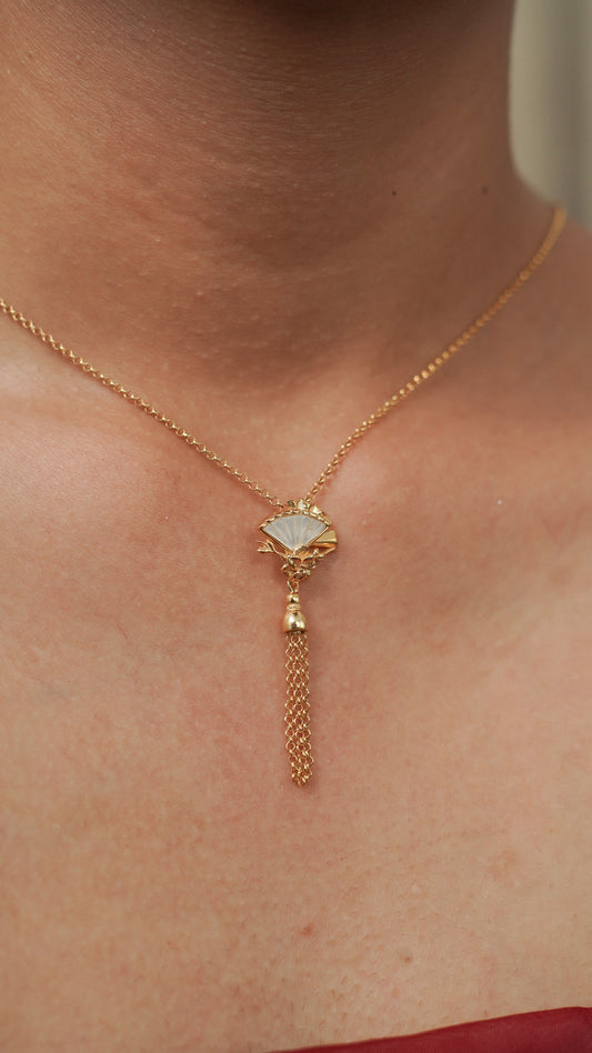 Kipas Pendant with Mother of Pearl