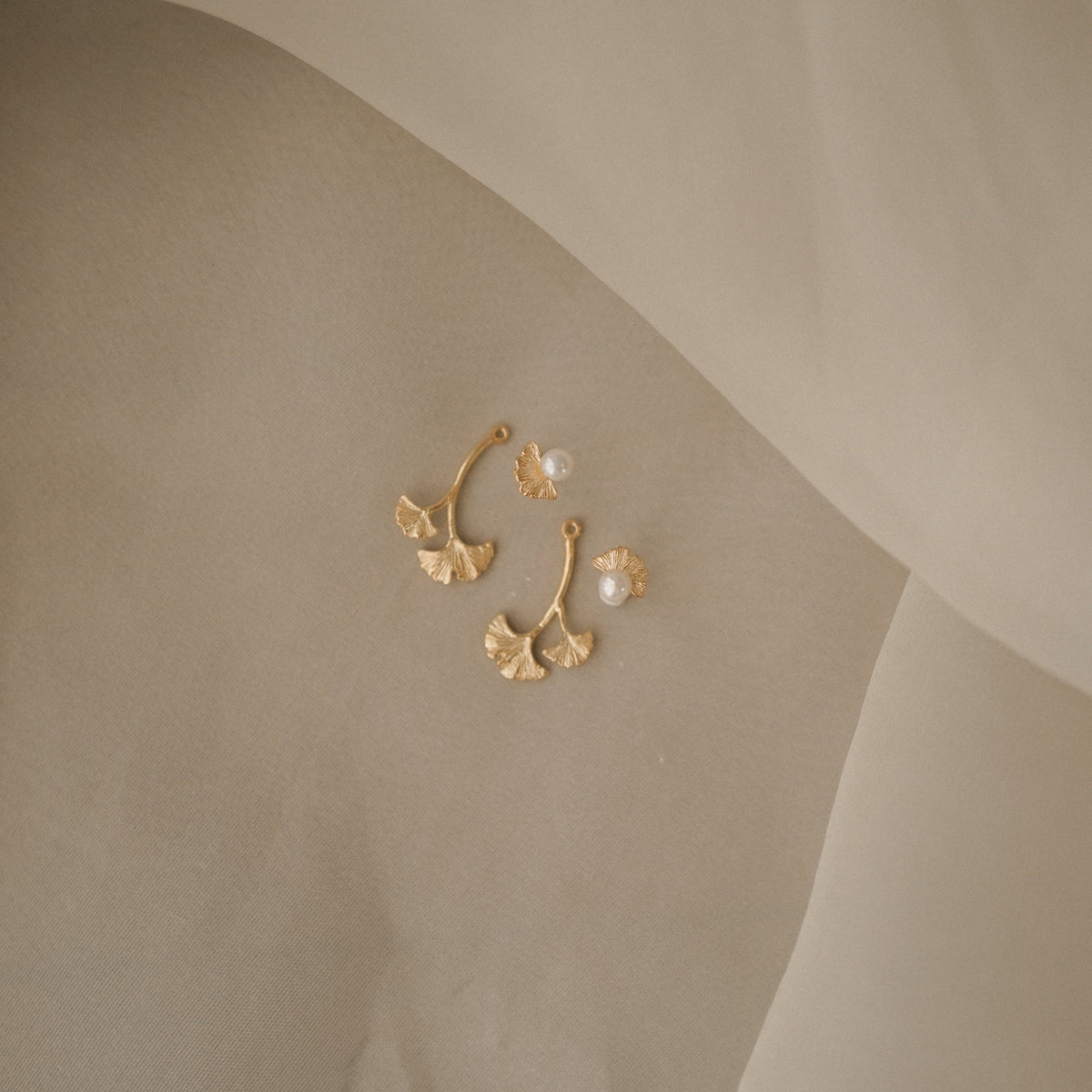 Ginkgo Two-way Earrings