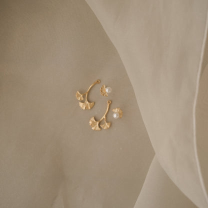 Ginkgo Two-way Earrings