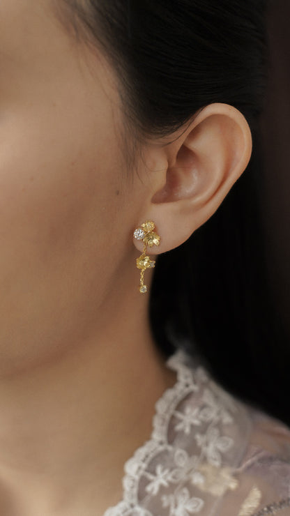 Tara 2in1 Earrings 18k Gold