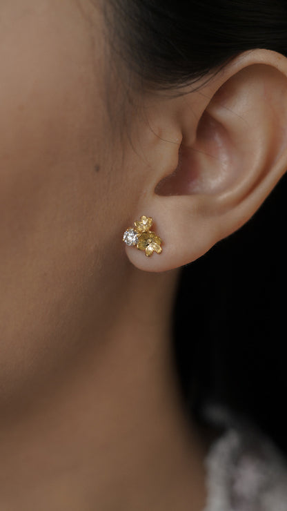 Tara 2in1 Earrings 18k Gold