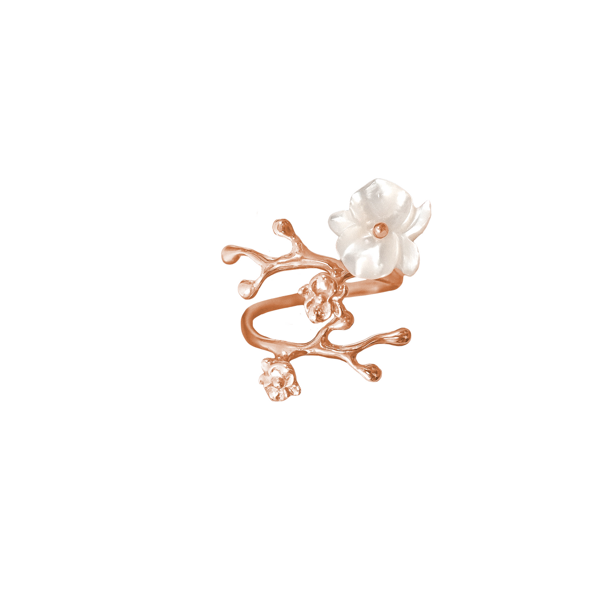 Phaluna Ring with Mother of Pearl